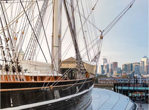 Cutty Sark: Protecting the Rock Elm Plank