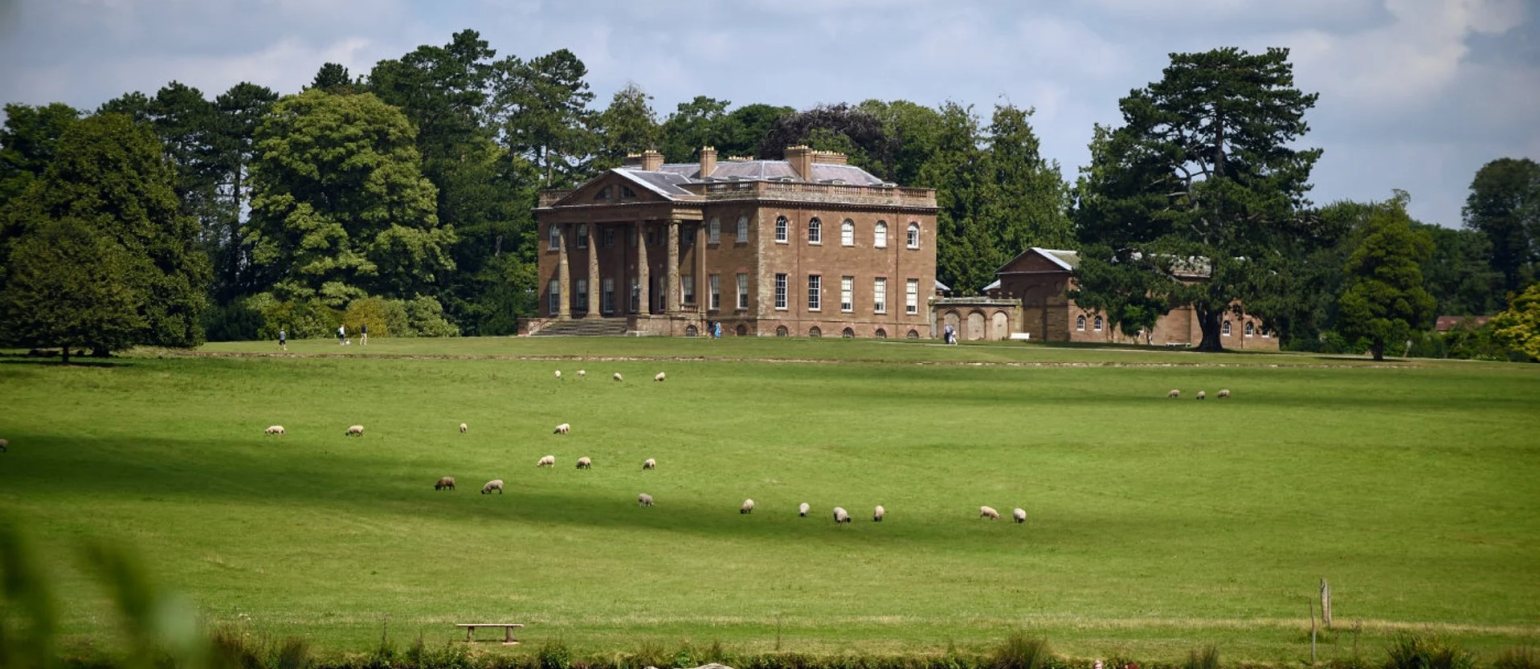 Exterior of National Trust Property Berrington Hall, Herefordshire, UK.   Exterior of National Trust Property Berrington Hall, Herefordshire, UK.