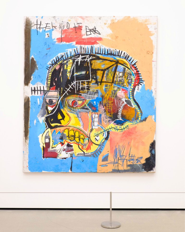 Painting at the Broad LA, protected by Absolute Freestanding Art Barriers Painting at the Broad LA, protected by Absolute Freestanding Art Barriers