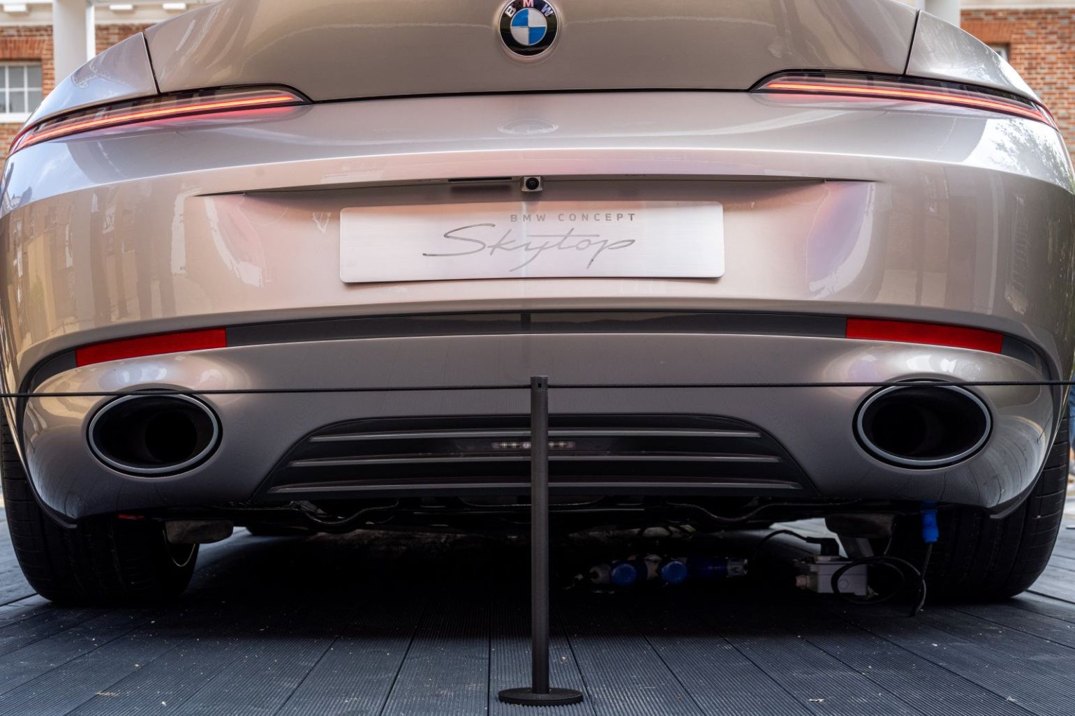 Absolute Surface Mounted Barrier in Black, in use at Goodwood Festival of Speed Absolute Surface Mounted Barrier in Black, in use at Goodwood Festival of Speed