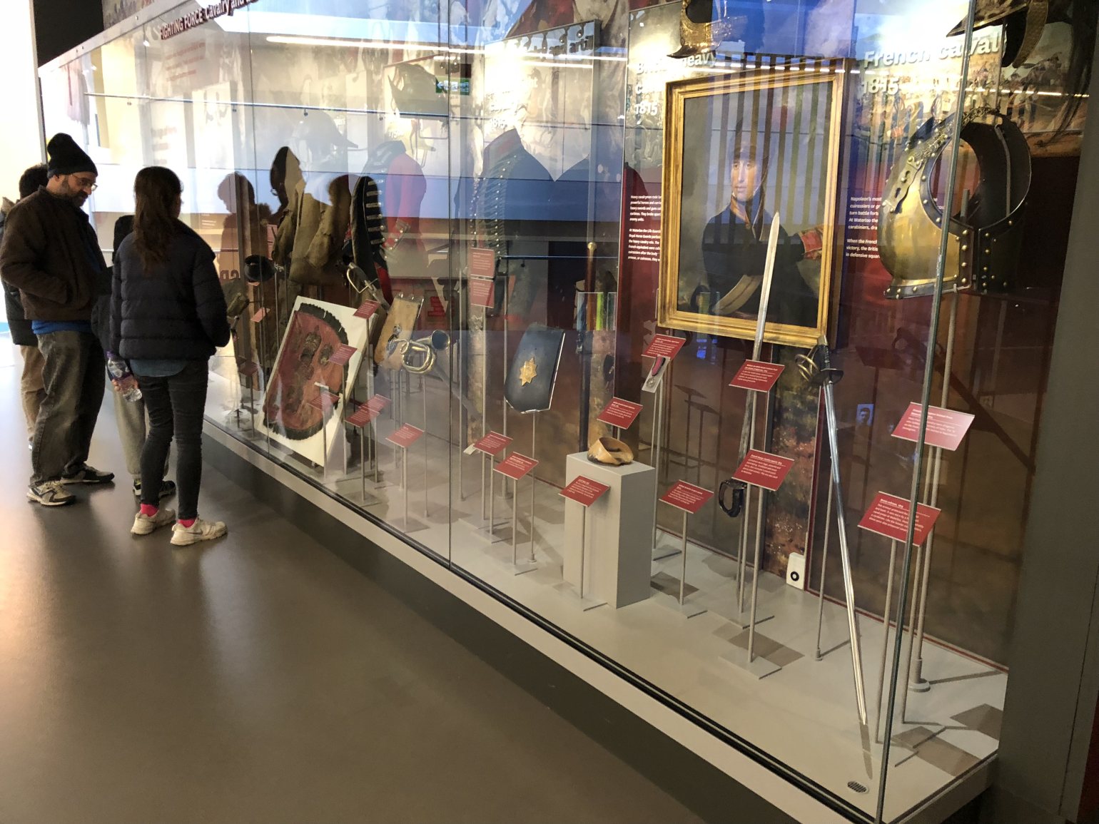 Pinnacle Label Holder in use at the national army museum displaying information about various artefacts Pinnacle Label Holder in use at the national army museum displaying information about various artefacts