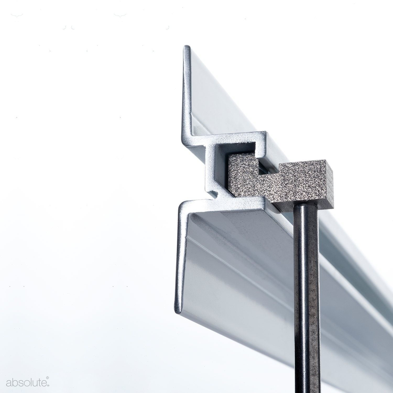 Flush Mount Track (Rail) Recessed Art Hanging Systems Absolute