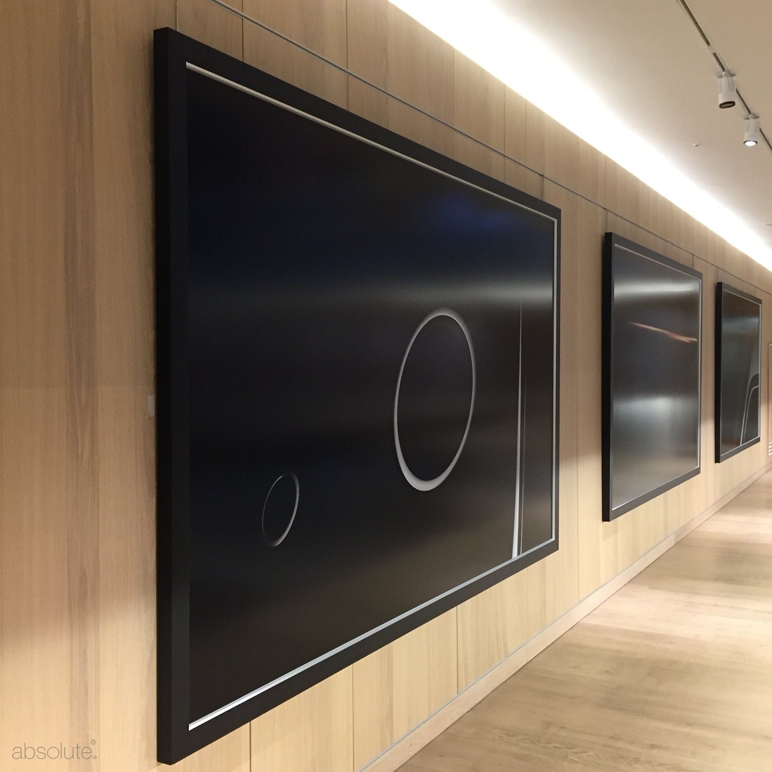 Flush Mount Track (Rail) Recessed Art Hanging Systems Absolute