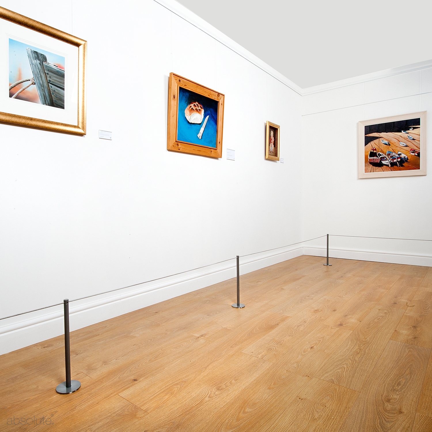 Surface Mounted Stanchion Barrier Absolute Museum & Gallery Products