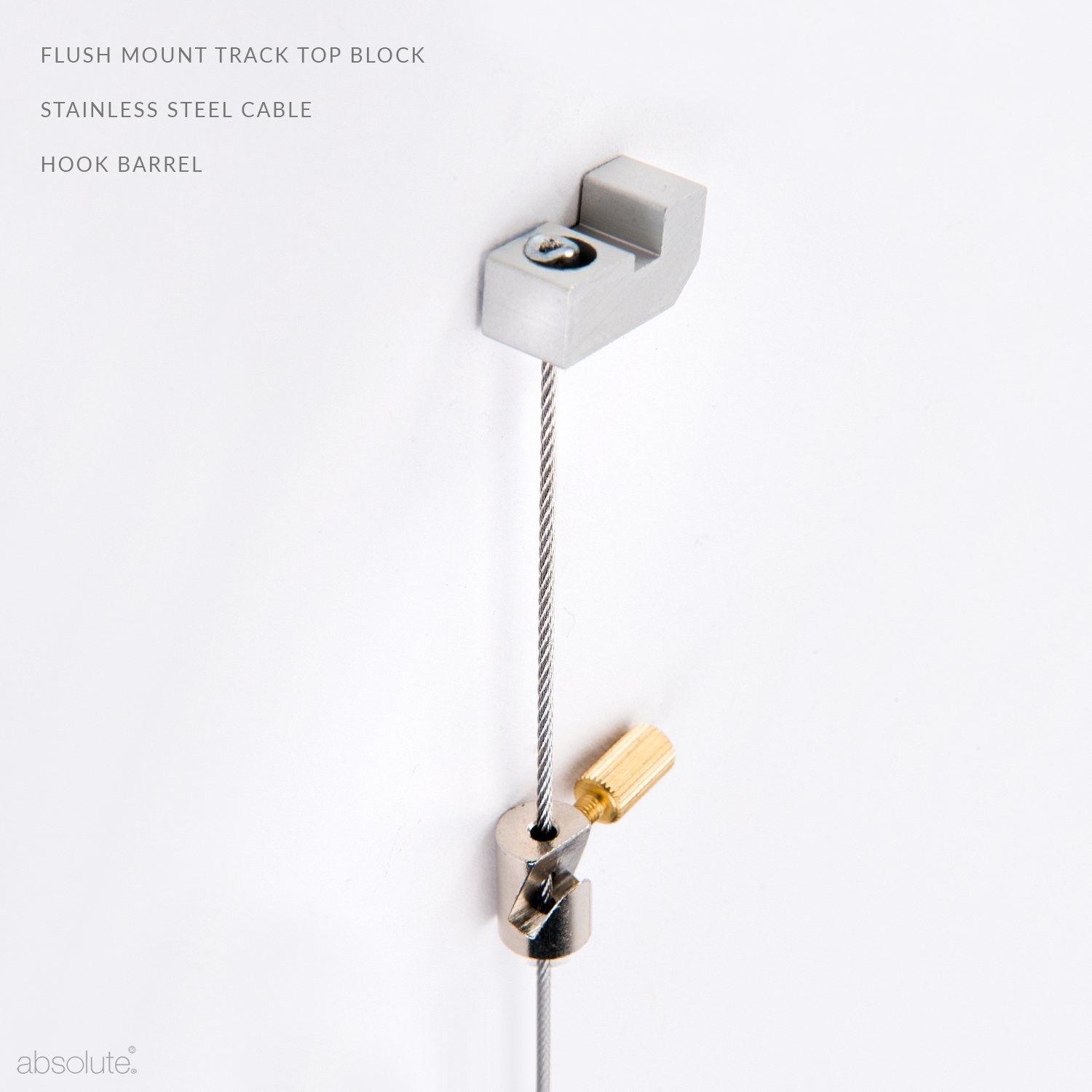 Flush Mount Track Artwork Hanging Set Absolute Museum & Gallery Products