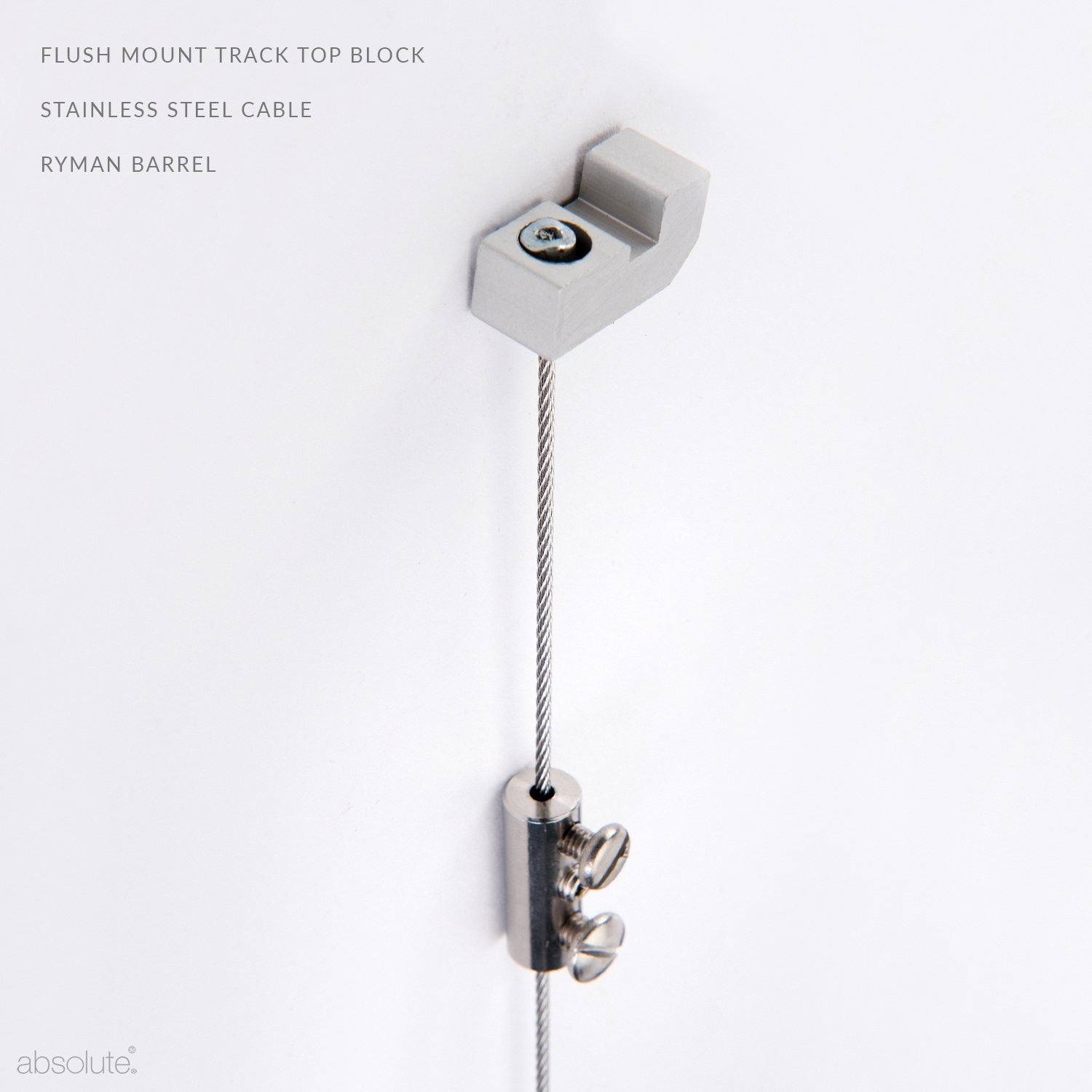 Flush Mount Track Artwork Hanging Set Absolute Museum & Gallery Products