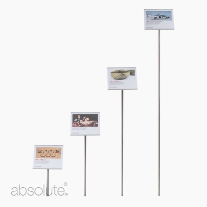 Pinnacle Label Holder Plinth Mounted Pinnacle Label Holder Plinth Mounted