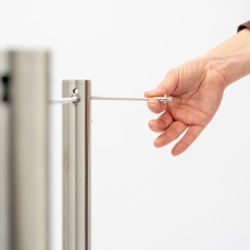 Q Line Retractable Barrier Freestanding (NEW)