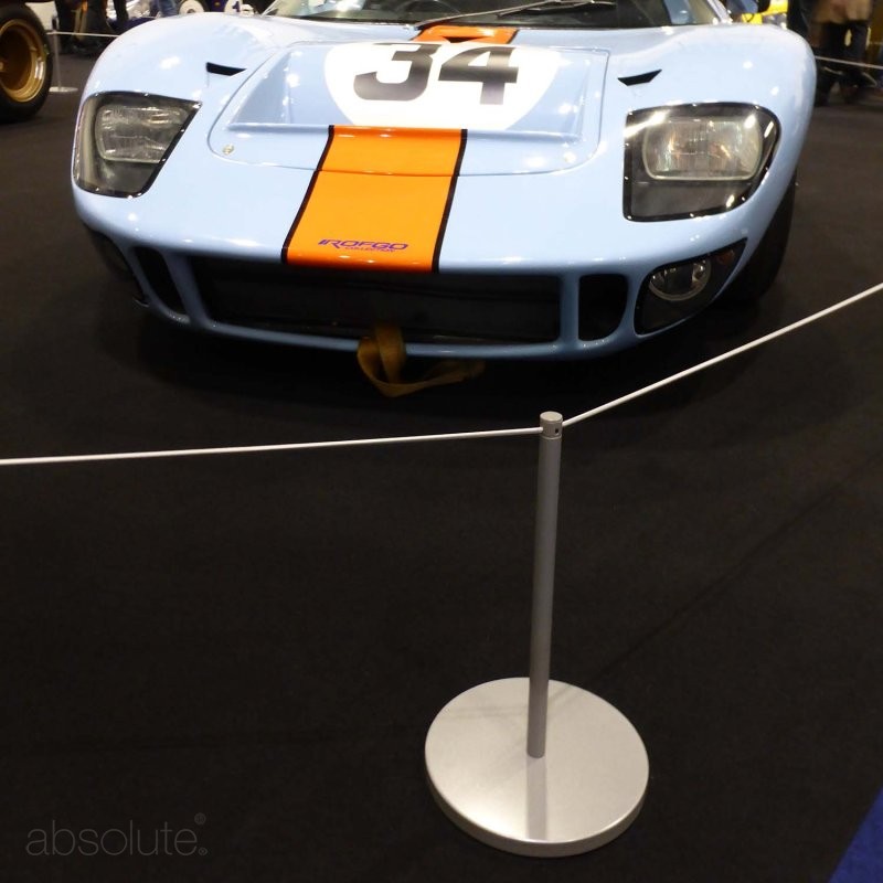 Freestanding Stanchion Barrier (400mm) - Absolute Museum & Gallery
