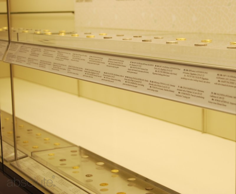 Absolute Museum & Gallery Products Shelf Edge Label Holder