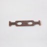The linking component for the link hanger in electroplated ‘bronze’ finish.