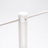 Close-up of Absolute's Floor Socket Barrier in white finish with white elasticated cord.