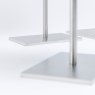 Close-up of three Absolute pinnacle label holder base plates.