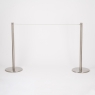 Absolute Q Line Retractable Barrier - Pair with cord extended